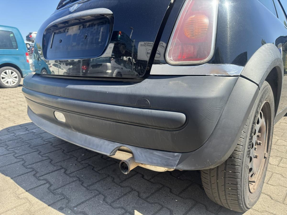 Mini Cooper R50 original Stossf&auml;nger Sto&szlig;stange hinten 668 Schwarz II Bj.2002